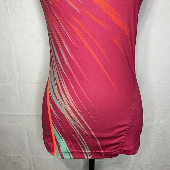 Adidas ADIZERO Formation Mesh Racerback Tank Top Womens Sz S Hot Pink / Orange - Picture 3 of 9
